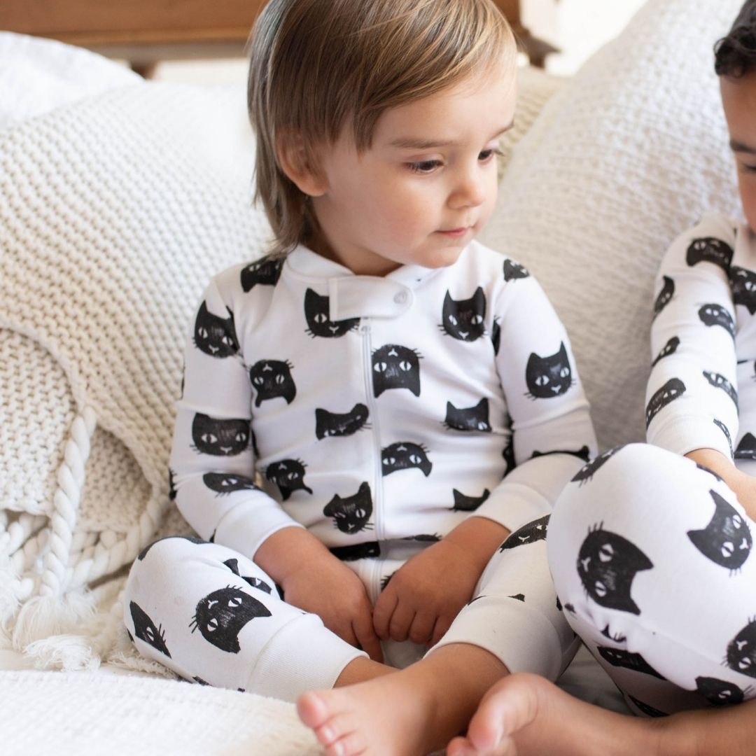 Sammy + Nat Spooky Cat Pajama Set