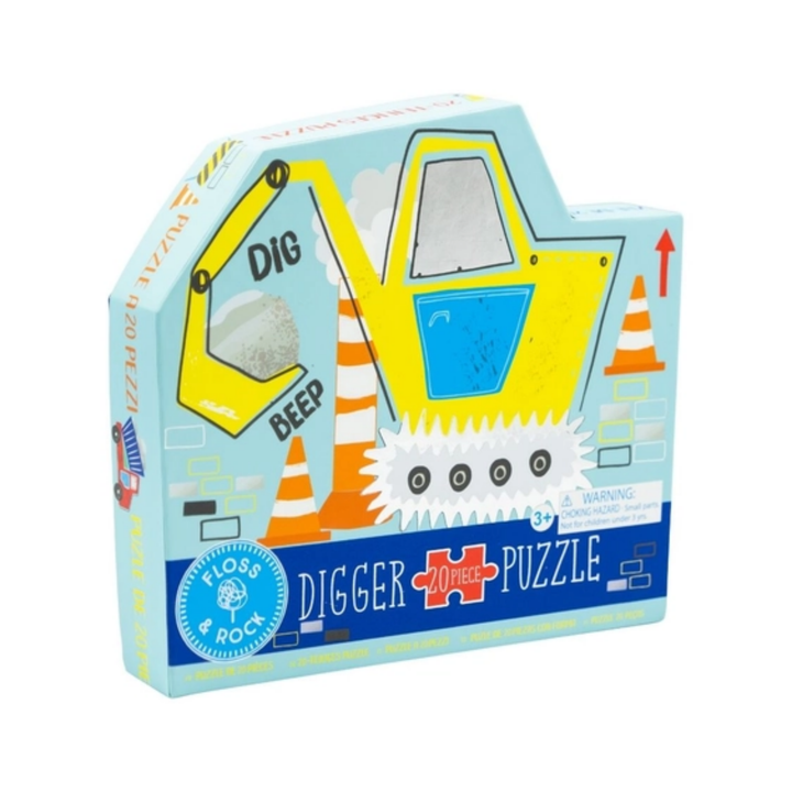 Construction Digger 20 pc Jigsaw front