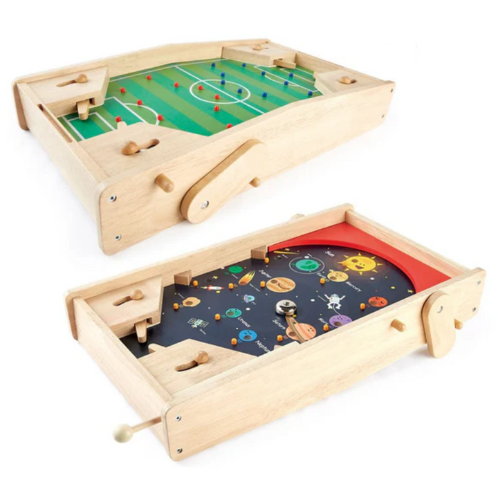 2 in 1 Games: Pinball Planet and  Flipper Football front