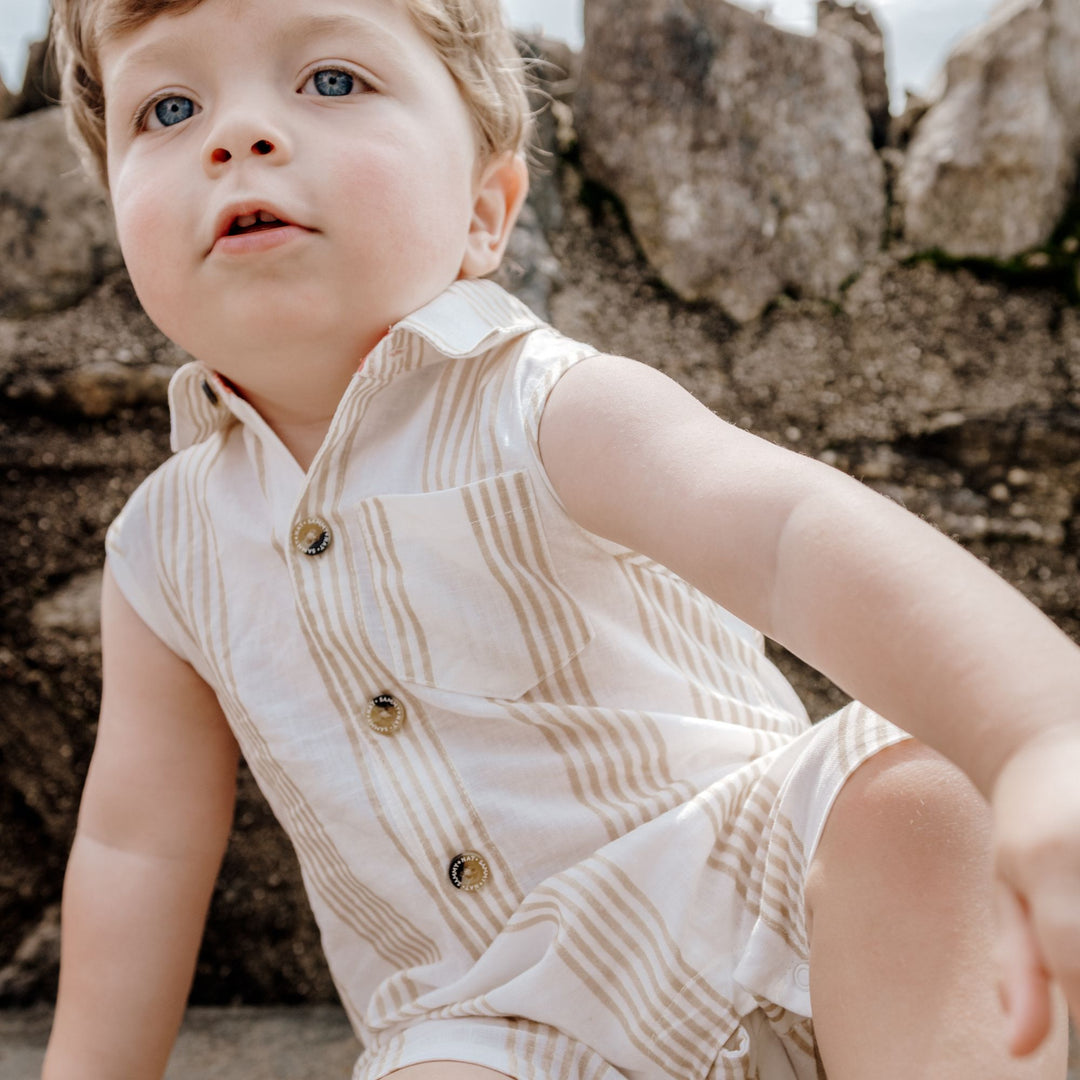 Jason Romper on Baby Boy