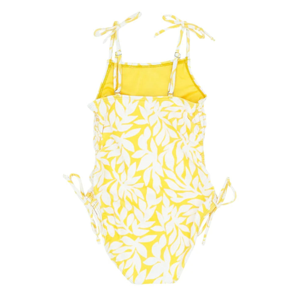 Seaside One Piece Swimsuit in Sunshine back