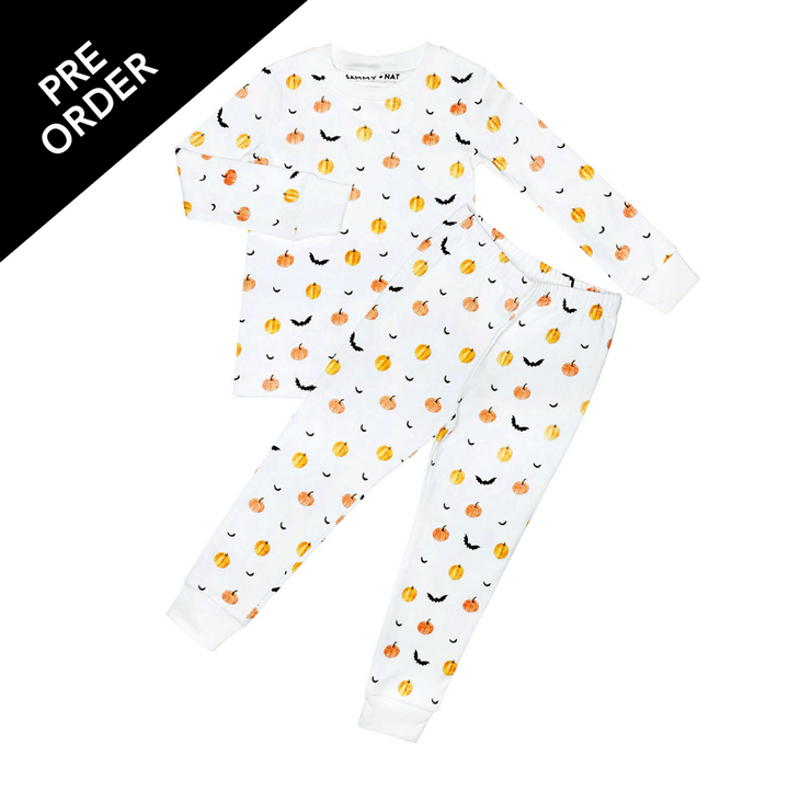 Scary Pumpkin Pajama Set pre order