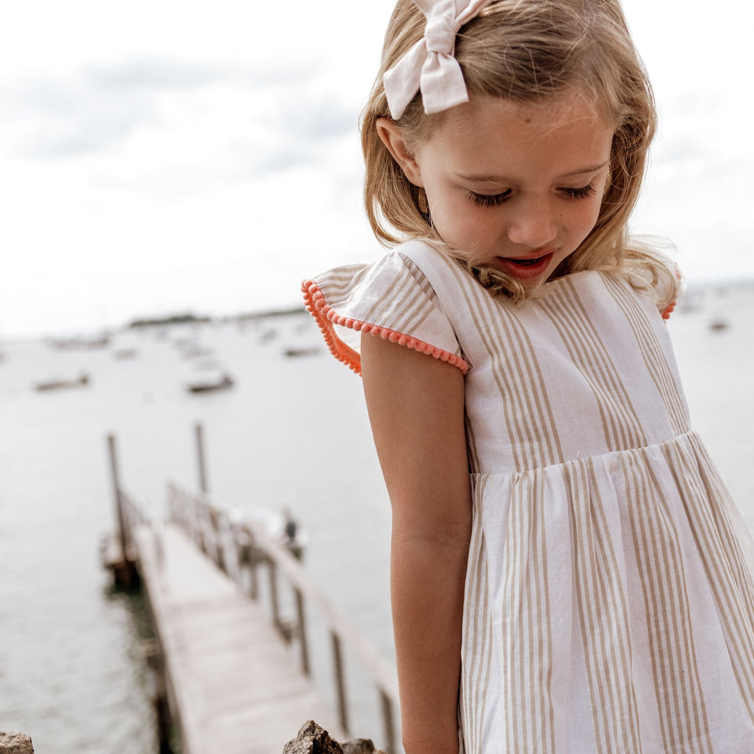 Lulu Dress On Girl On Beach