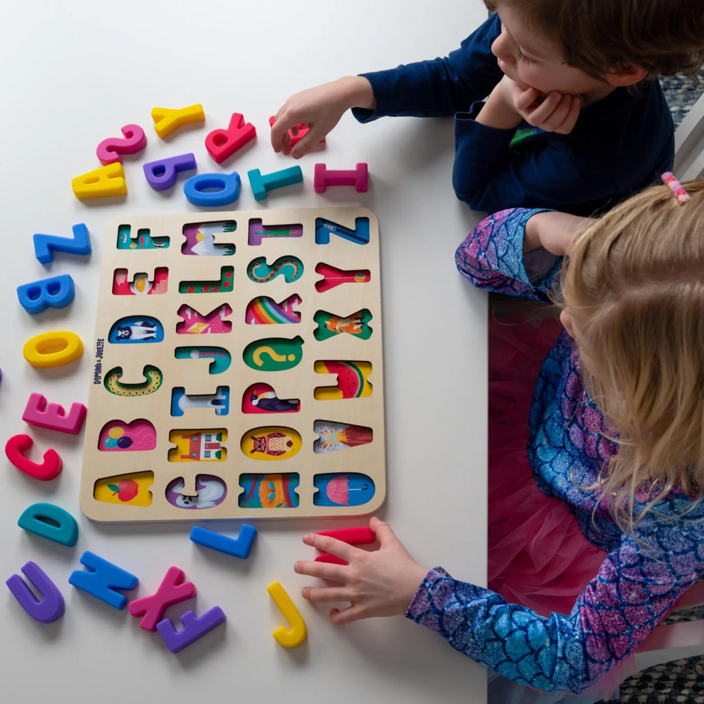 kids playing ABC Find & Fit