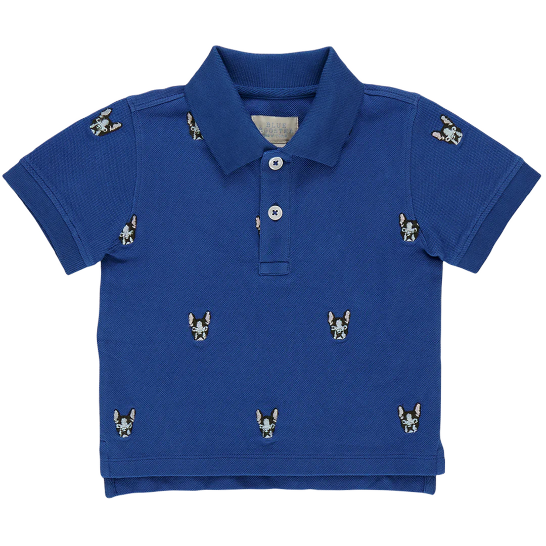 Baby Alec Shirt - Bulldog Embroidery front