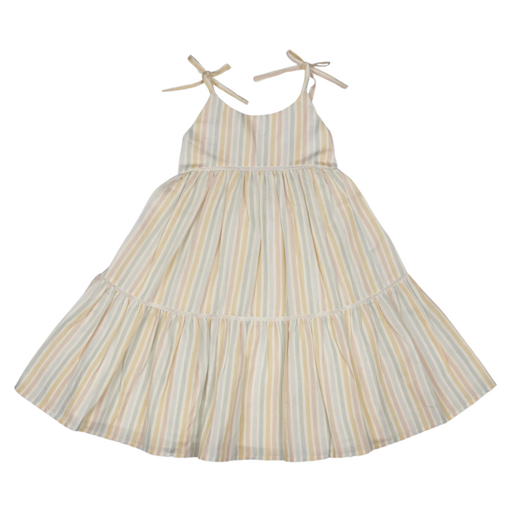 Alice Dress in Summer Stripes front