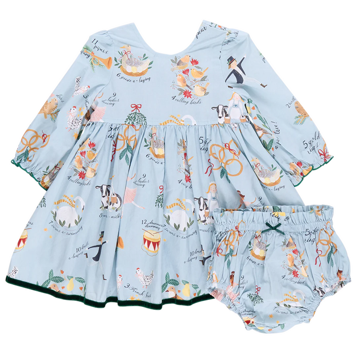 Baby Amma Dress Set - 12 Days of Christmas front