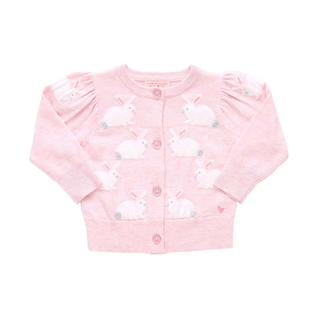 Baby Constance Sweater - Bunny front