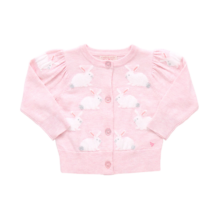 Baby Constance Sweater - Bunny front