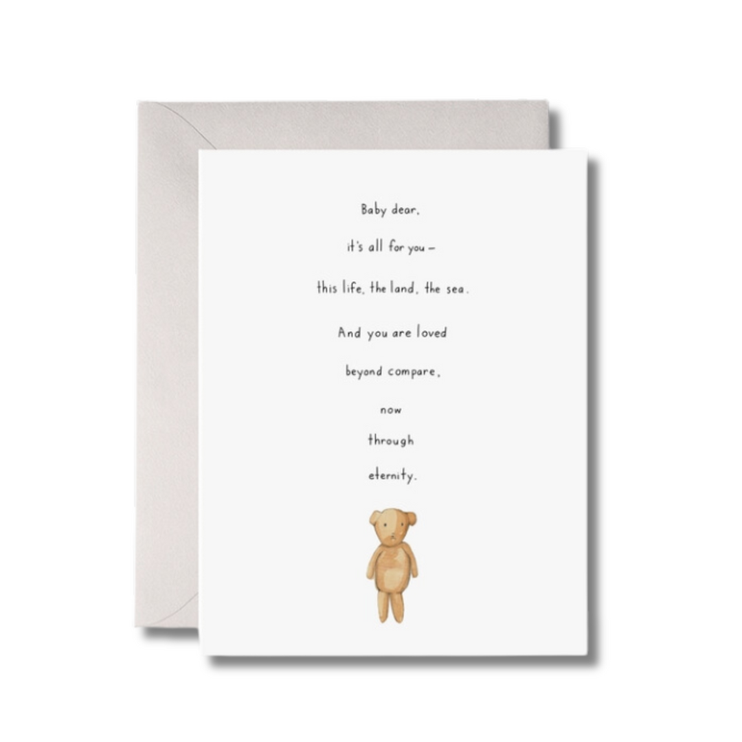 Baby Dear Card front