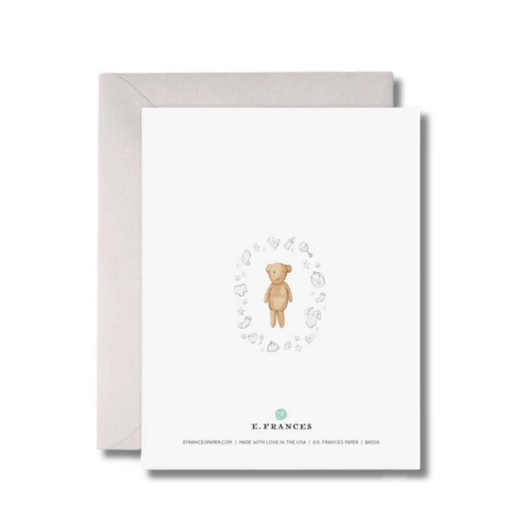 Baby Dear Card back