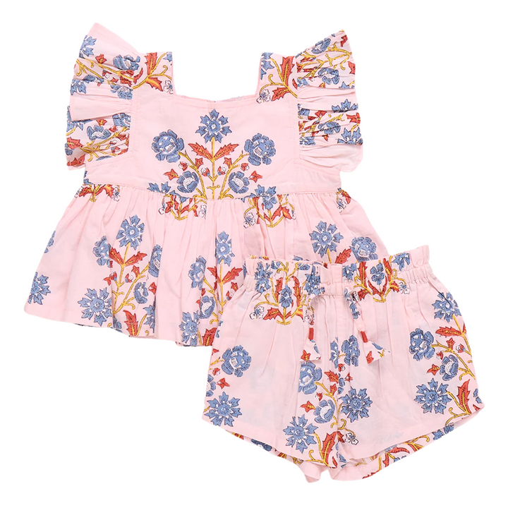 Baby Elsie 2 - Piece Set - Pink Provence Floral back