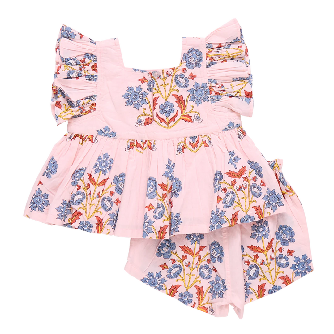 Baby Elsie 2 - Piece Set - Pink Provence Floral front