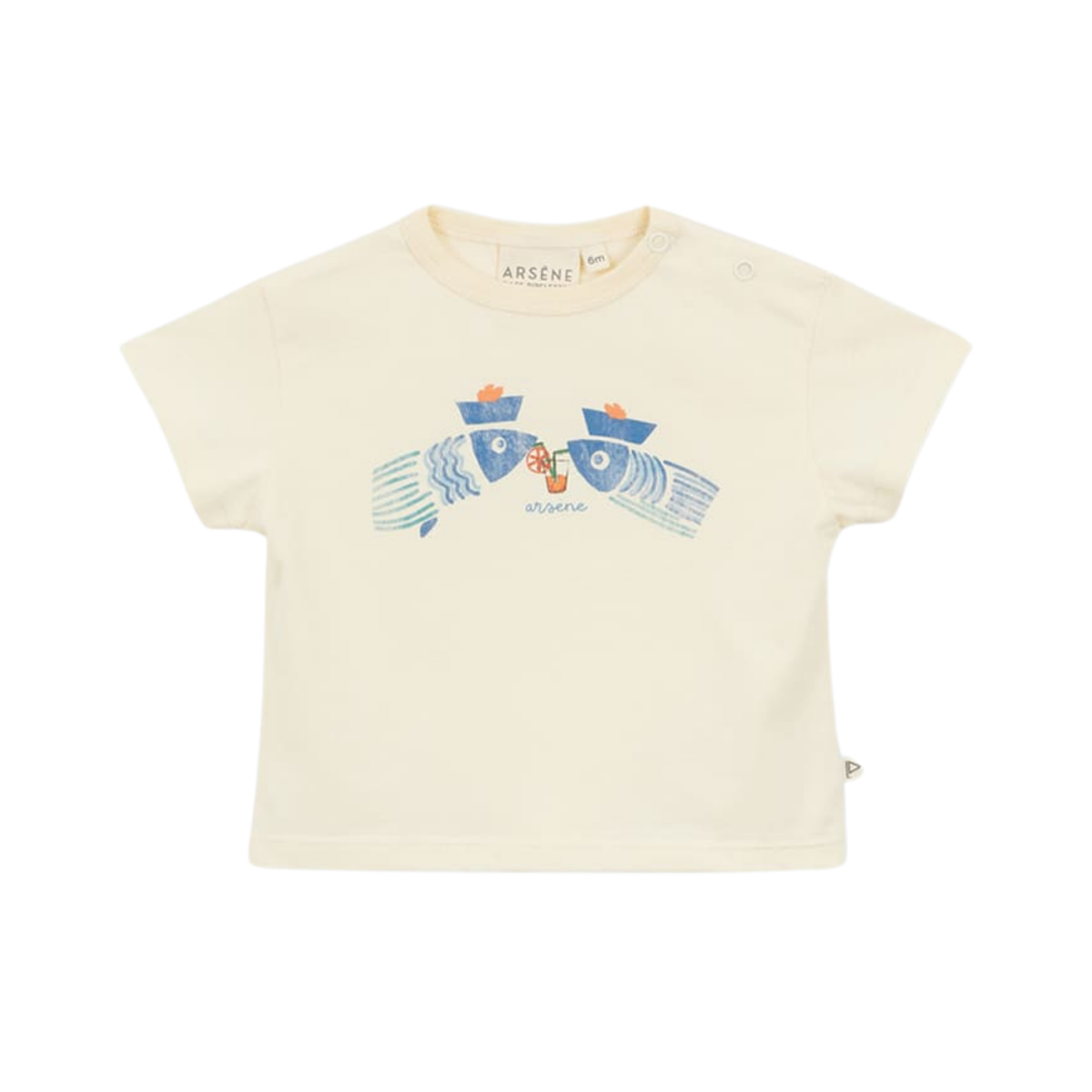 Baby Fish T-Shirt in Ecru front