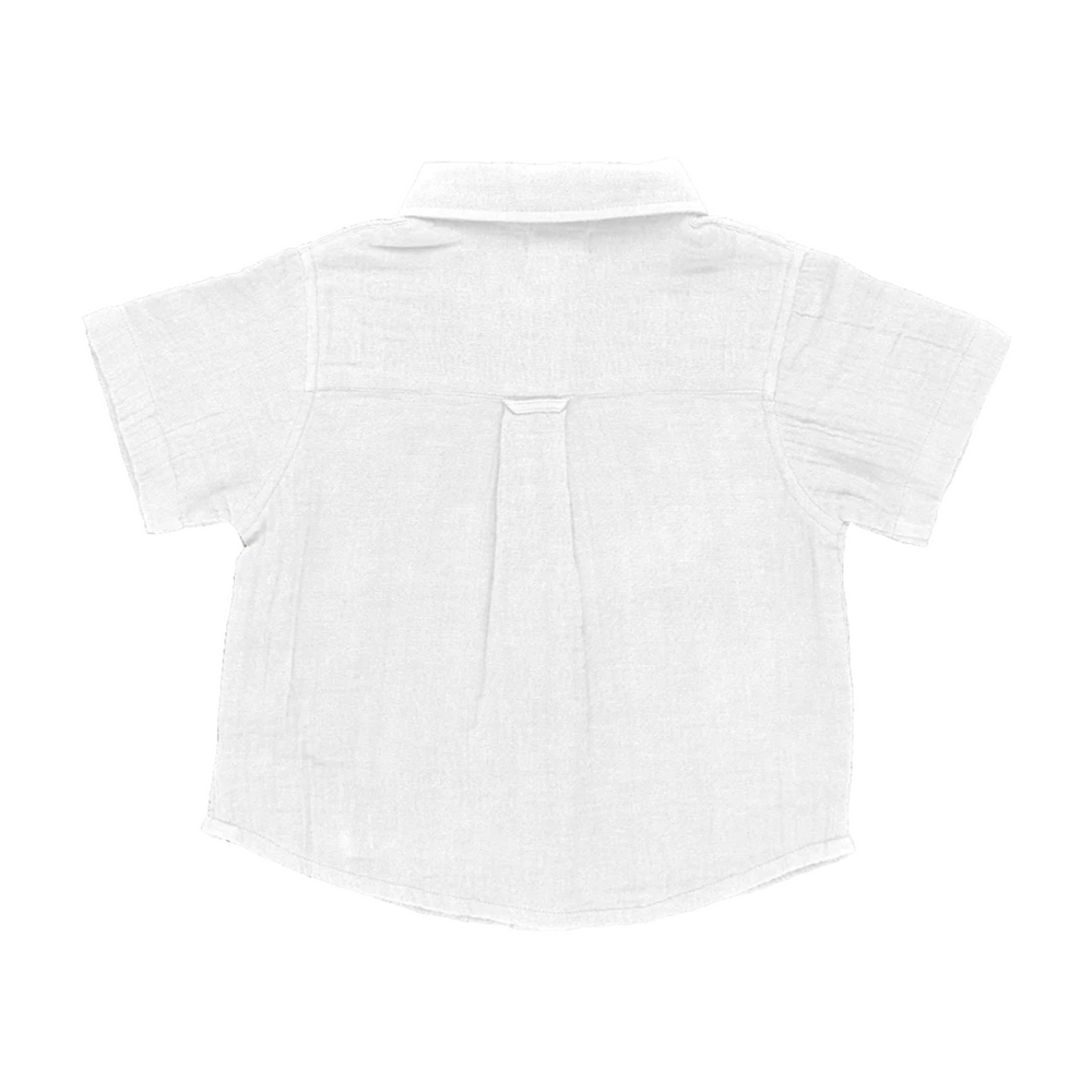 Baby Jack Shirt - Gardenia White back
