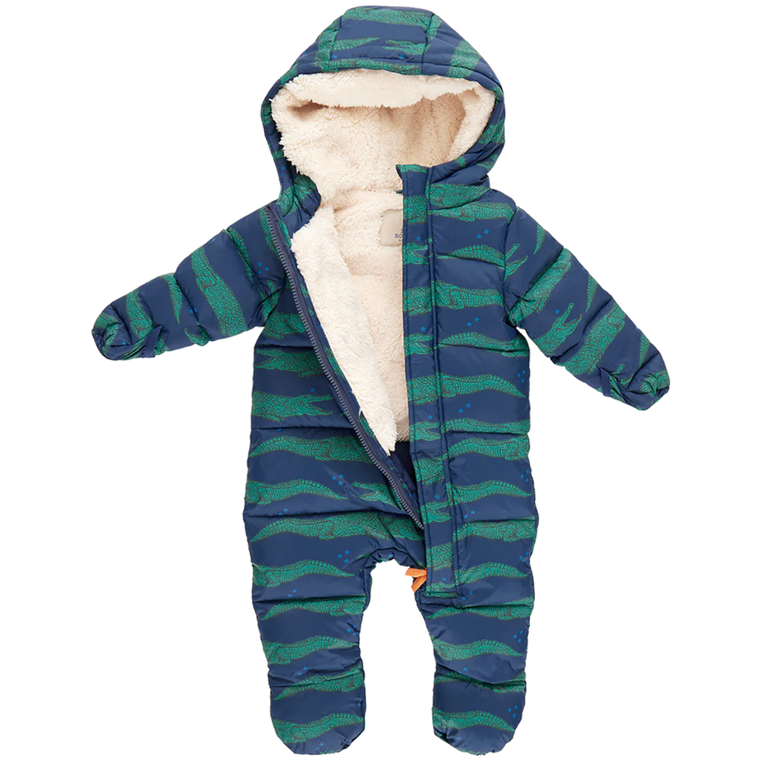 Baby Snowsuit - Crocodiles inside