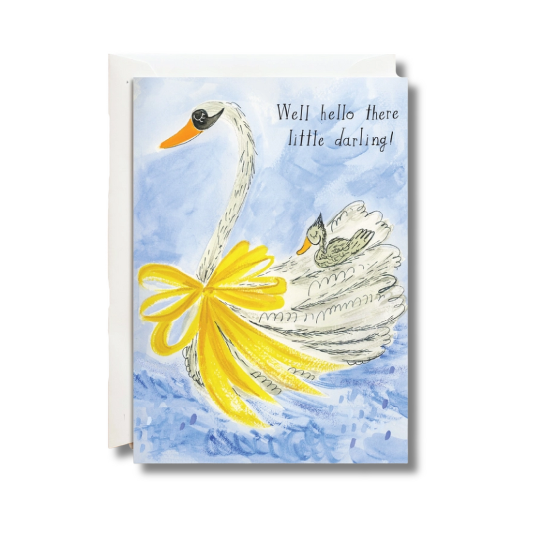 Baby Swan Card front