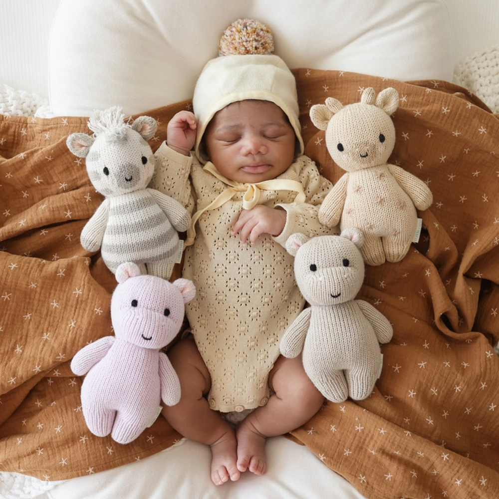 a baby with Baby Zebra