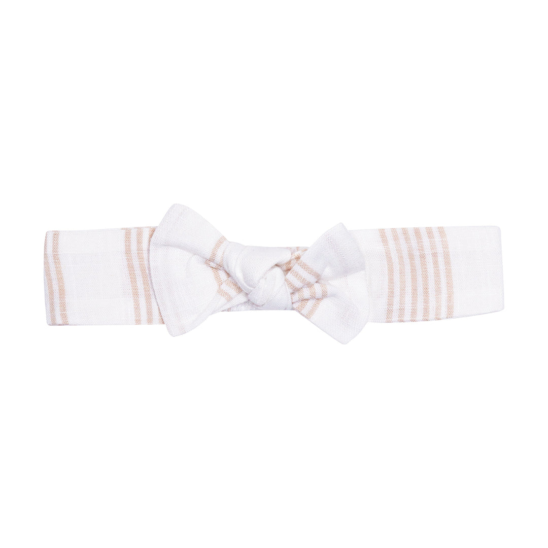 Baby Bow Headband in Desert Mirage Stripe