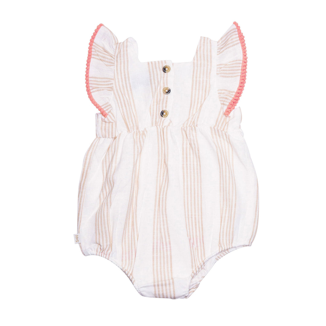 Bella Linen Bubble in Desert Mirage Stripe Back