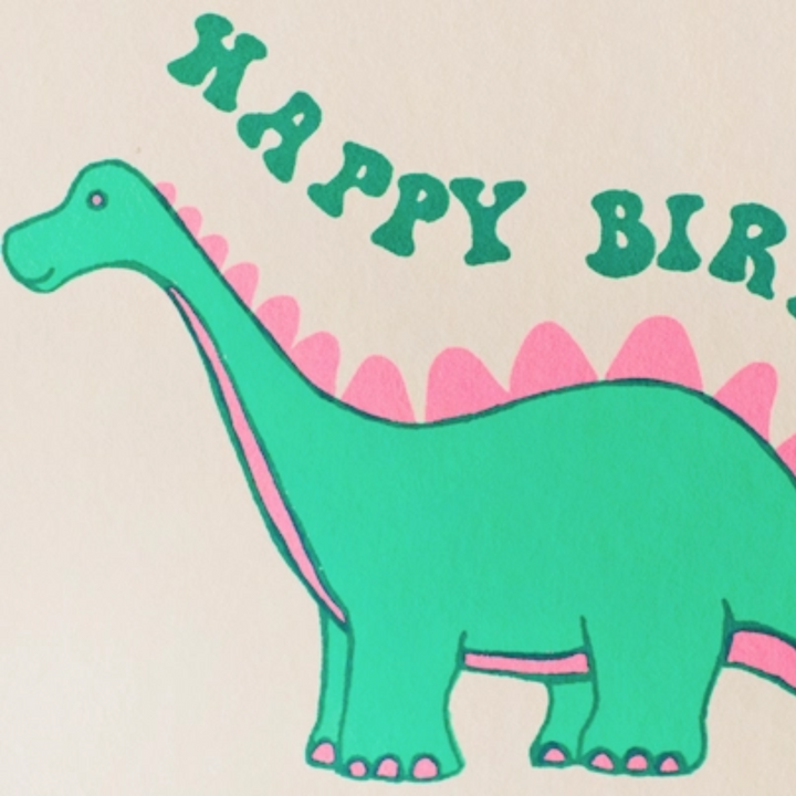 Birthday Dino Card