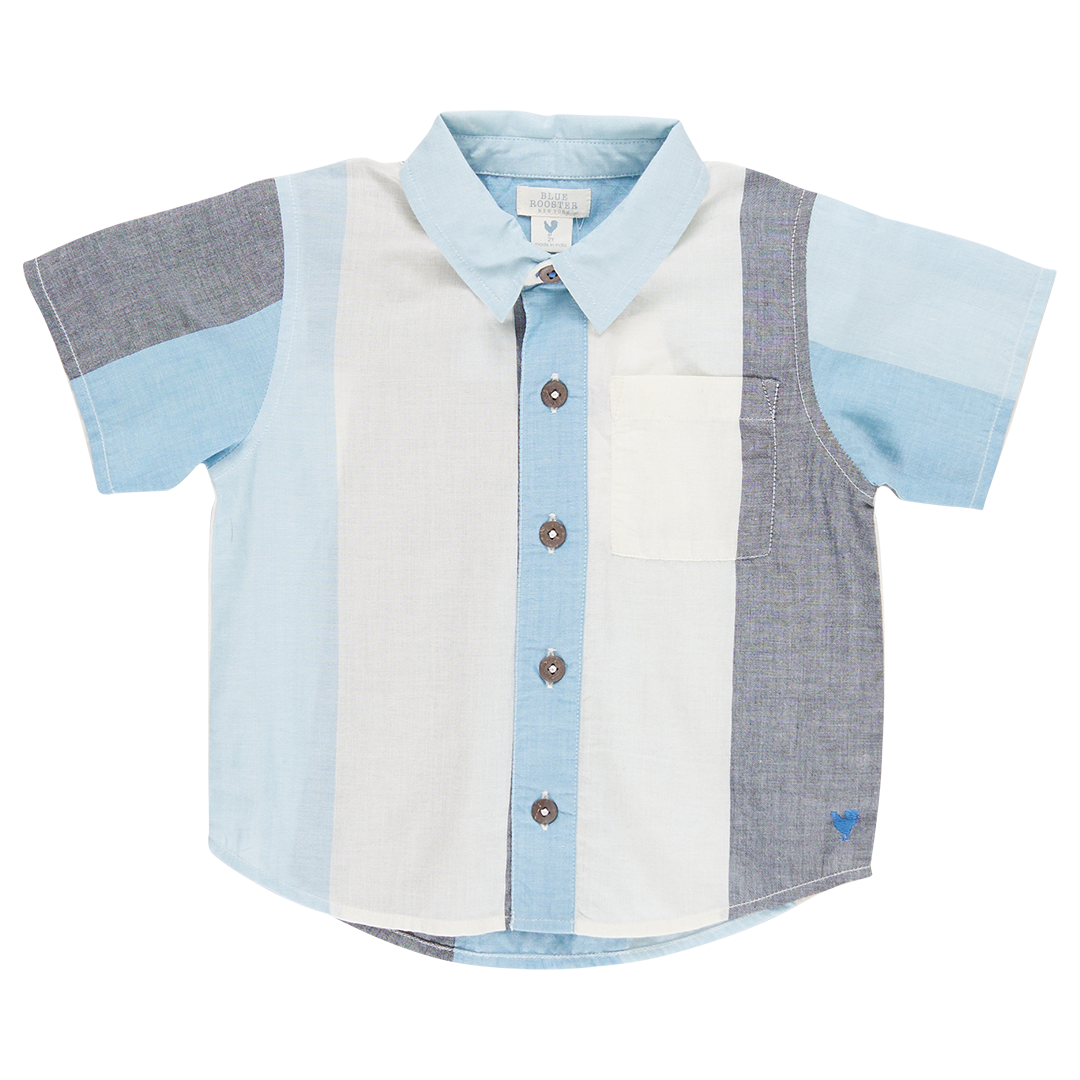 Jack Shirt - Ocean Stripe front