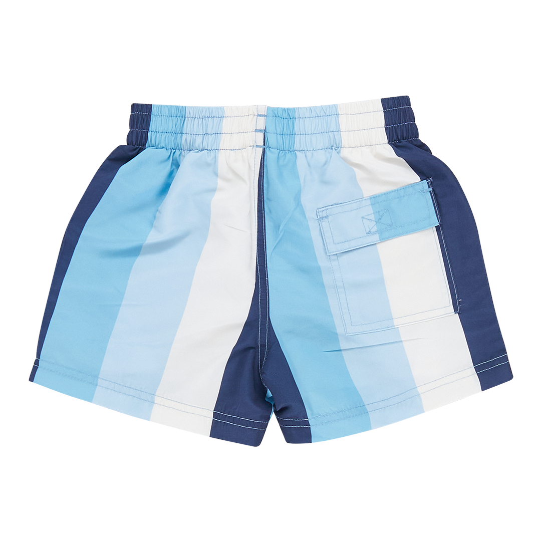 Swim Trunk - Ocean Stripe back