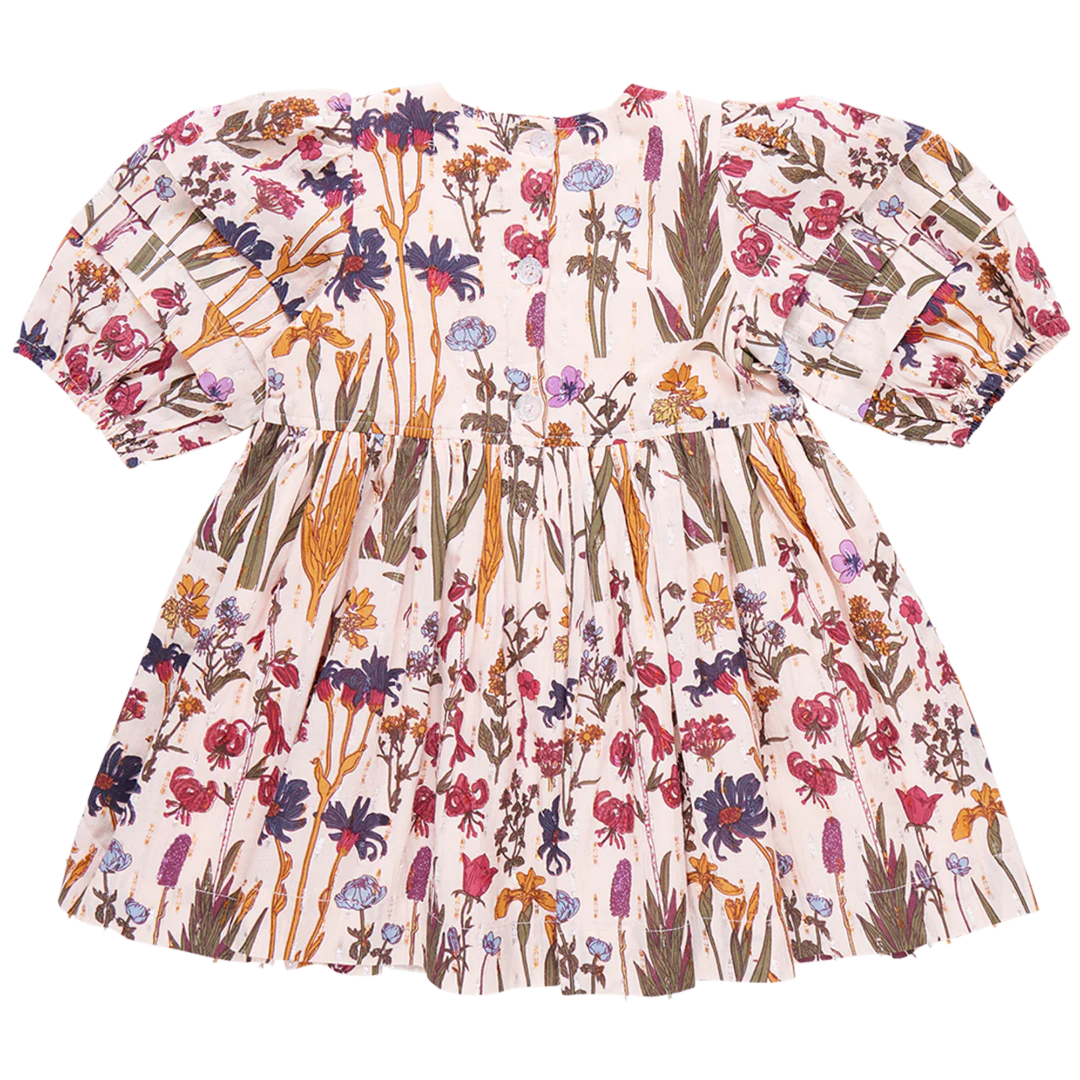 Brooke Dress - Autumn Flowers back