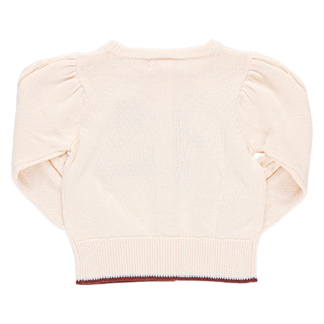 Cable Constance Sweater - Wild Horse back