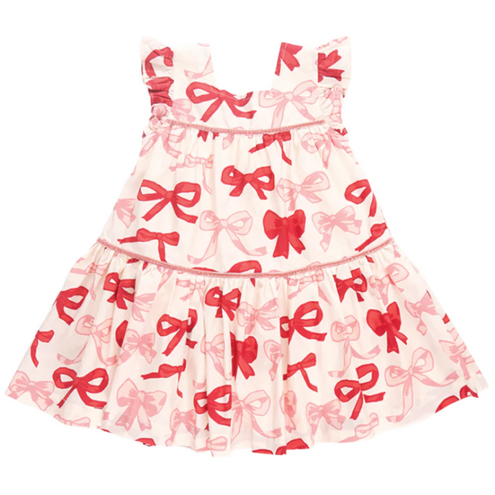 Camelia Dress - Valentines Bows front