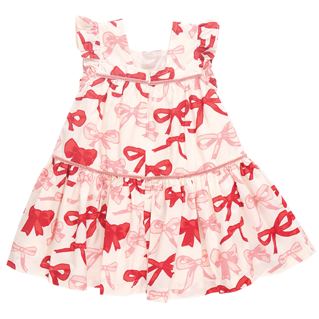 Camelia Dress - Valentines Bows back