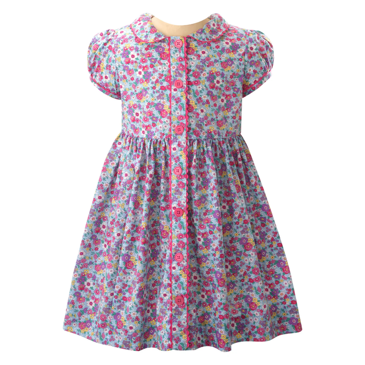 Candy Floral Button-Front Dress front