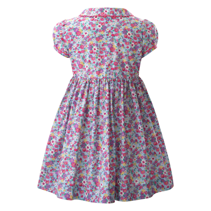 Candy Floral Button-Front Dress back