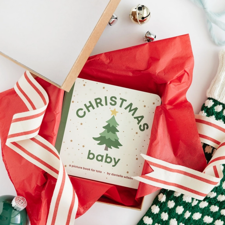 Christmas Baby Book in a gift box