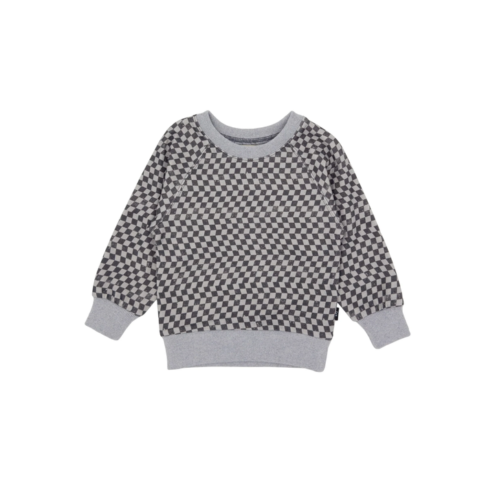 Coast to Coast Baby Pullover in Gray Skies front