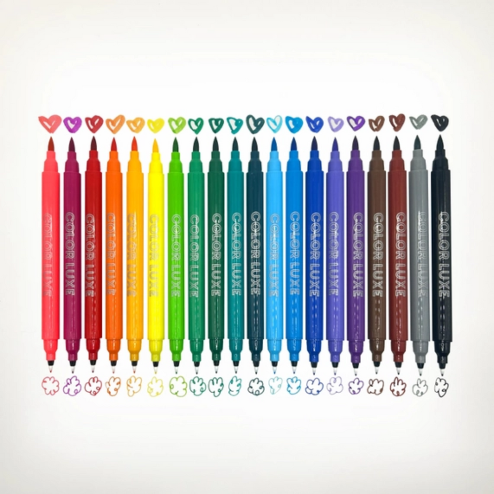 Color Luxe Double-Ended Markers - 20 pack variants