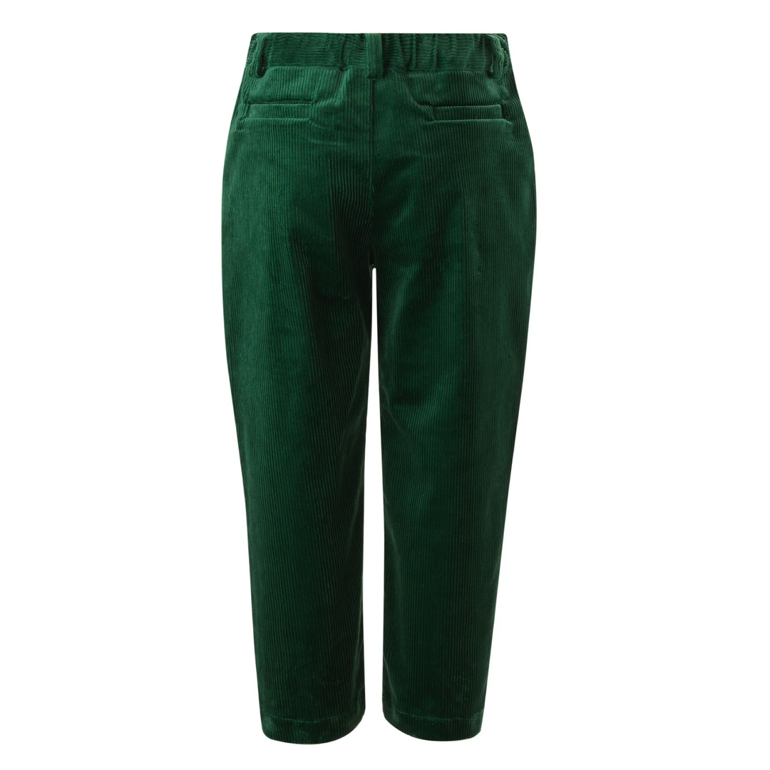 Cord Trousers in Green back