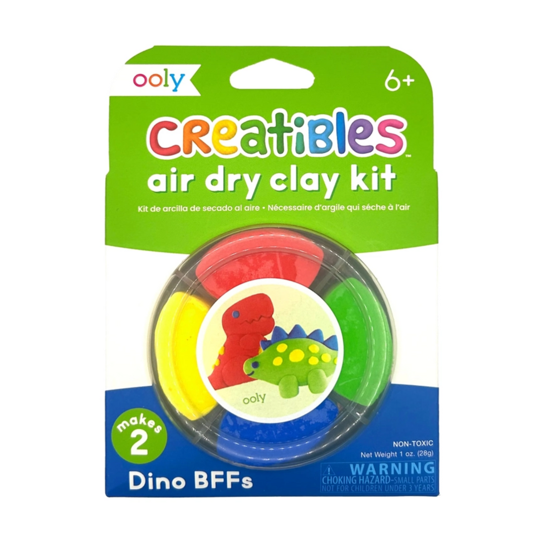 Creatibles D.I.Y. Air Dry Clay Kit: Dino BFFs - Set of 4 front