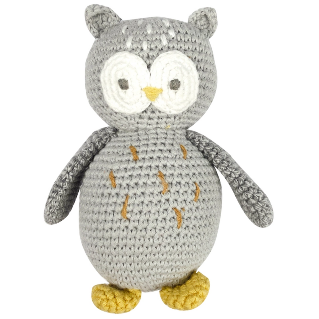 Owl Crochet Rattle