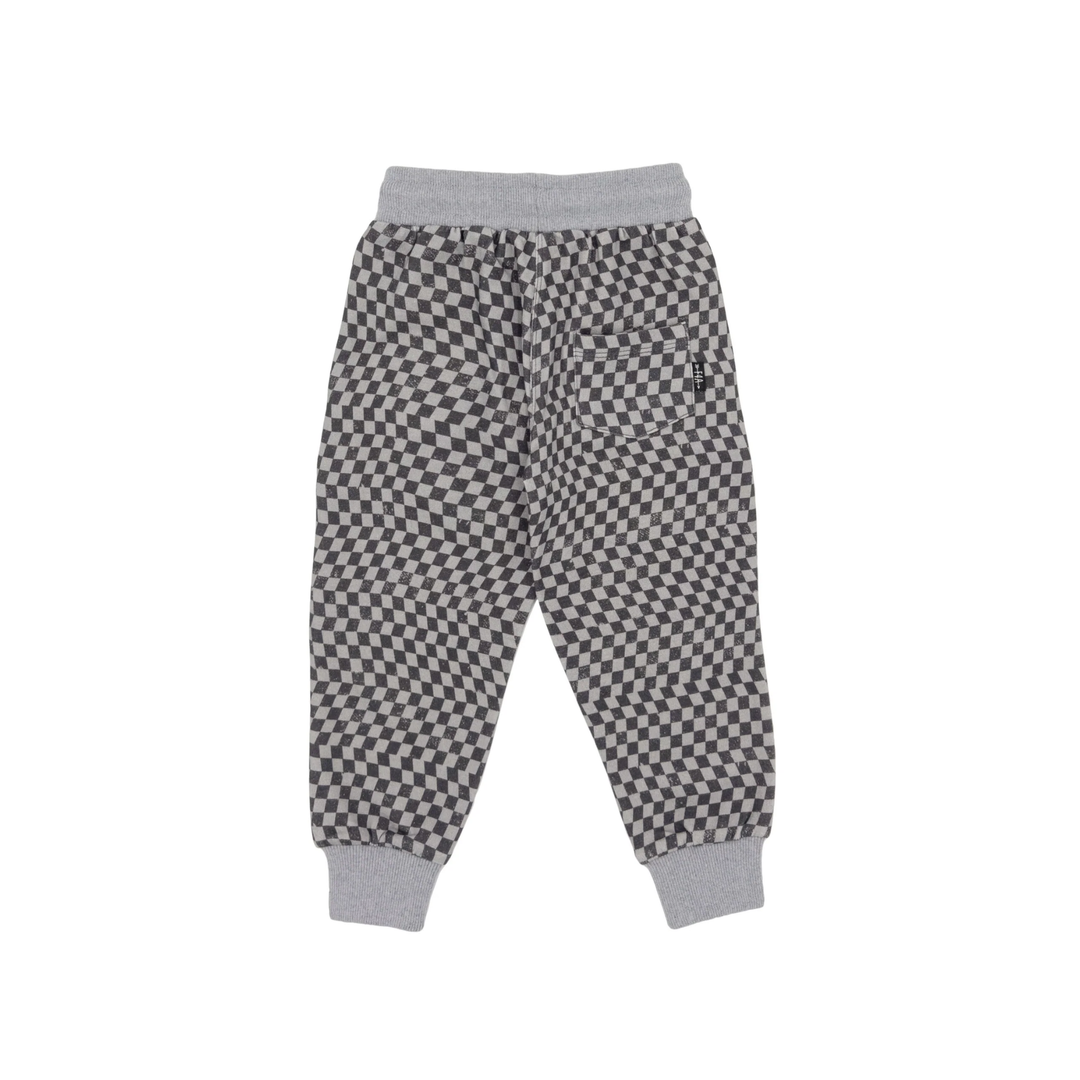 Cruz Baby Jogger in Gray Skies back