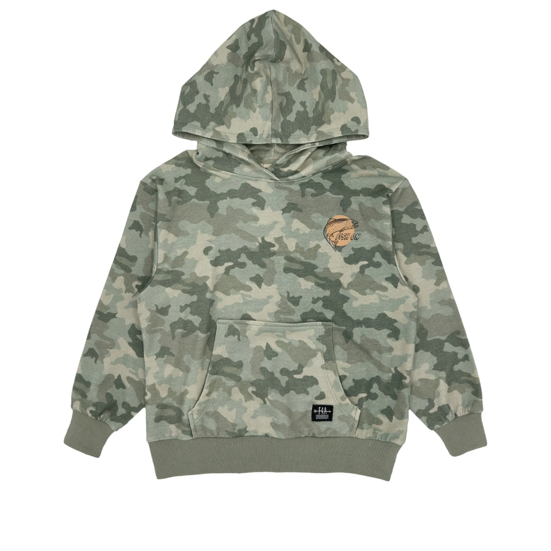 Curren Hooded Sweatshirt in Camo front