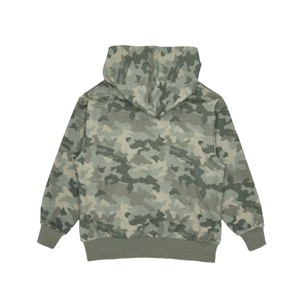 Curren Hooded Sweatshirt in Camo back