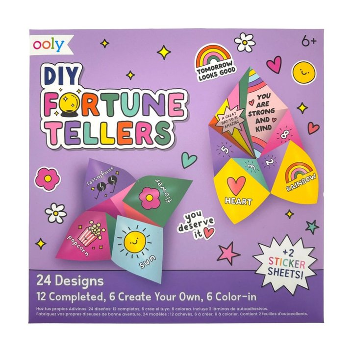 D.I.Y. Fortune Tellers Activity Kit - Set of 24 Designs front