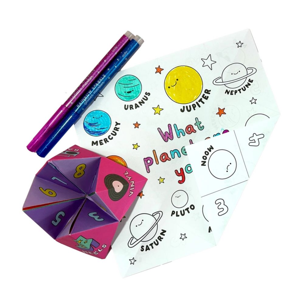 D.I.Y. Fortune Tellers Activity Kit - Set of 24 Designs inside