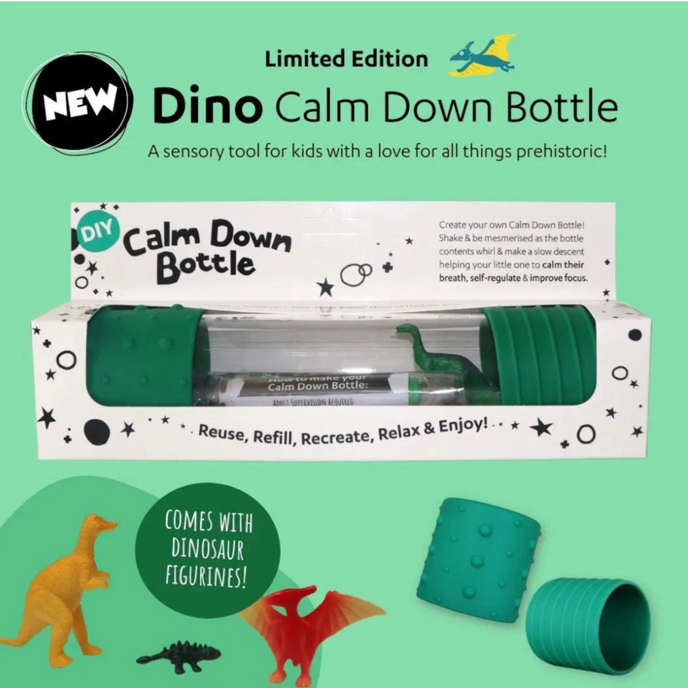 DIY Calm Down Bottle Dino