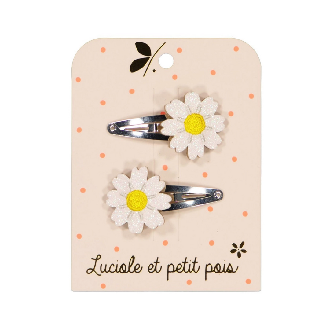 Daisy Hair Clips front