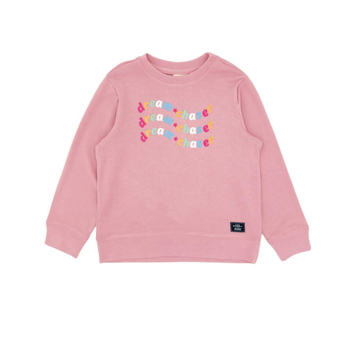 Dream Chaser Hacci Pullover in Rose front