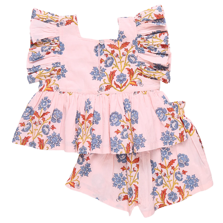 Elsie 2-Piece Set - Pink Provence Floral back