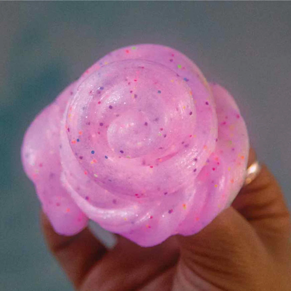 Enchanting Unicorn Glowbright Thinking Putty Tin actual