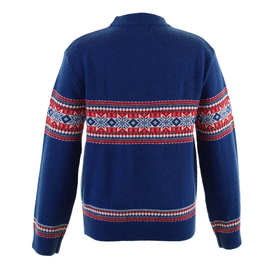 Fairisle Sweater in Navy back